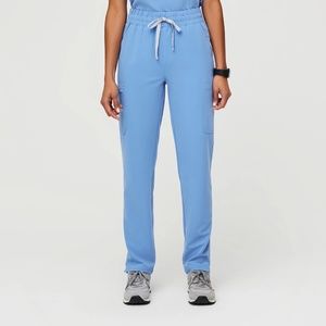 Figs Ceil Blue dowa High Waisted Scrub Pants
